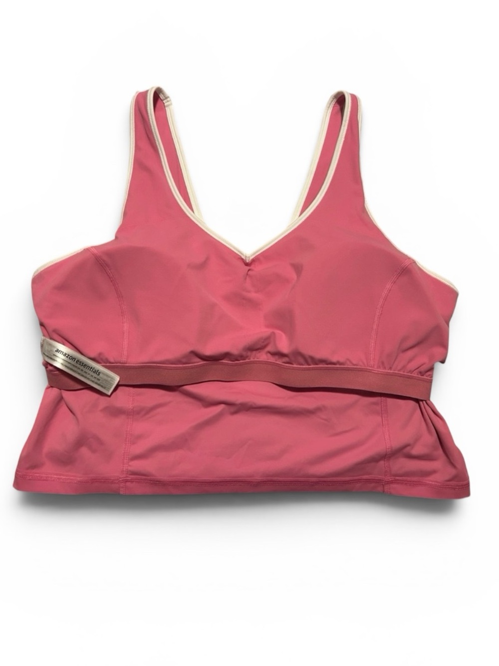NWOT Amazon Essentials Pink Crop Sports Tank (Top Only)- XXL - Picture 5 of 8